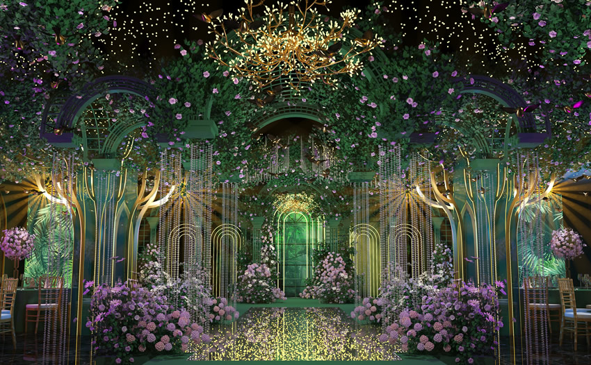 昭觉奇妙森林婚礼堂效果展示